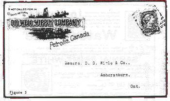 Figure 3 - Early service company: Oil Well Supply Co. was founded in 1862 in Oil City, PA and had expanded into Canada before the turn of the century.